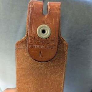 Bianchi Leather Belt Loop Holster - Brown
